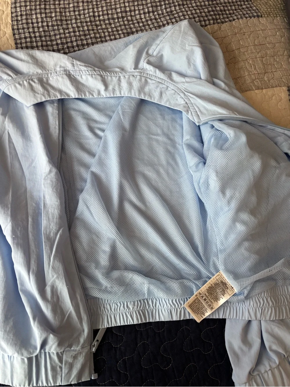 adidas Women’s Pale Blue Lightweight Track Jacket